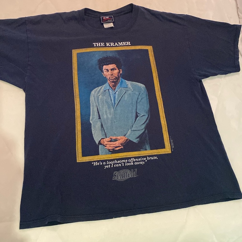 Vintage Kramer t-shirt in Good condition. Small hole in the back collar